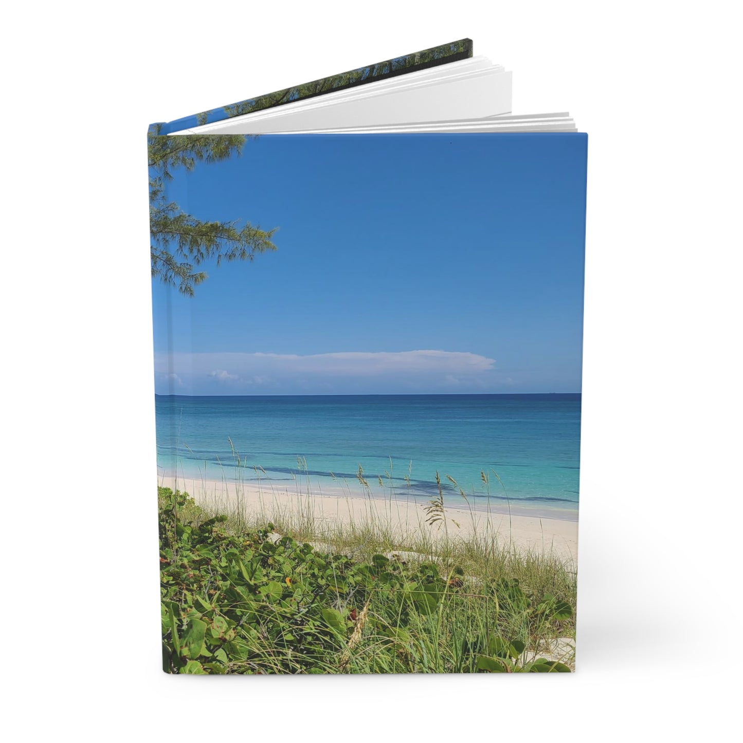 Serene Beachscape Hardcover Journal