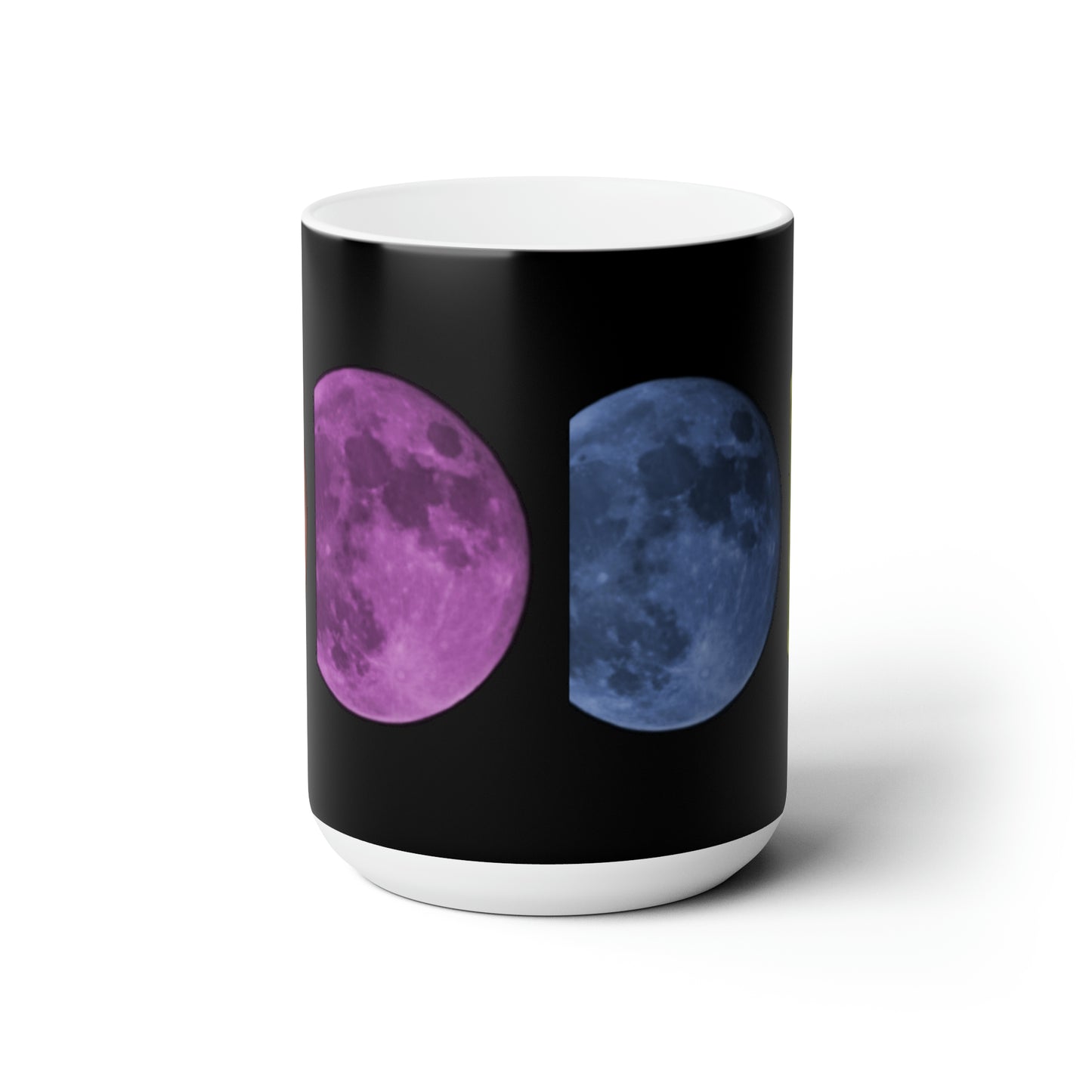 15oz Pop Art Style Moon Mug