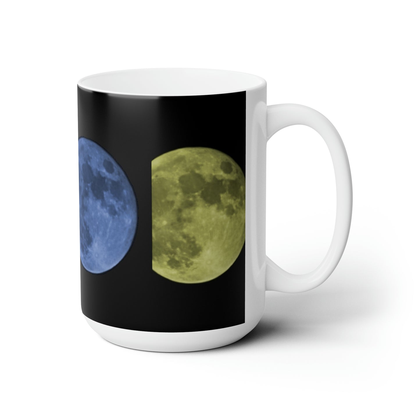 15oz Pop Art Style Moon Mug