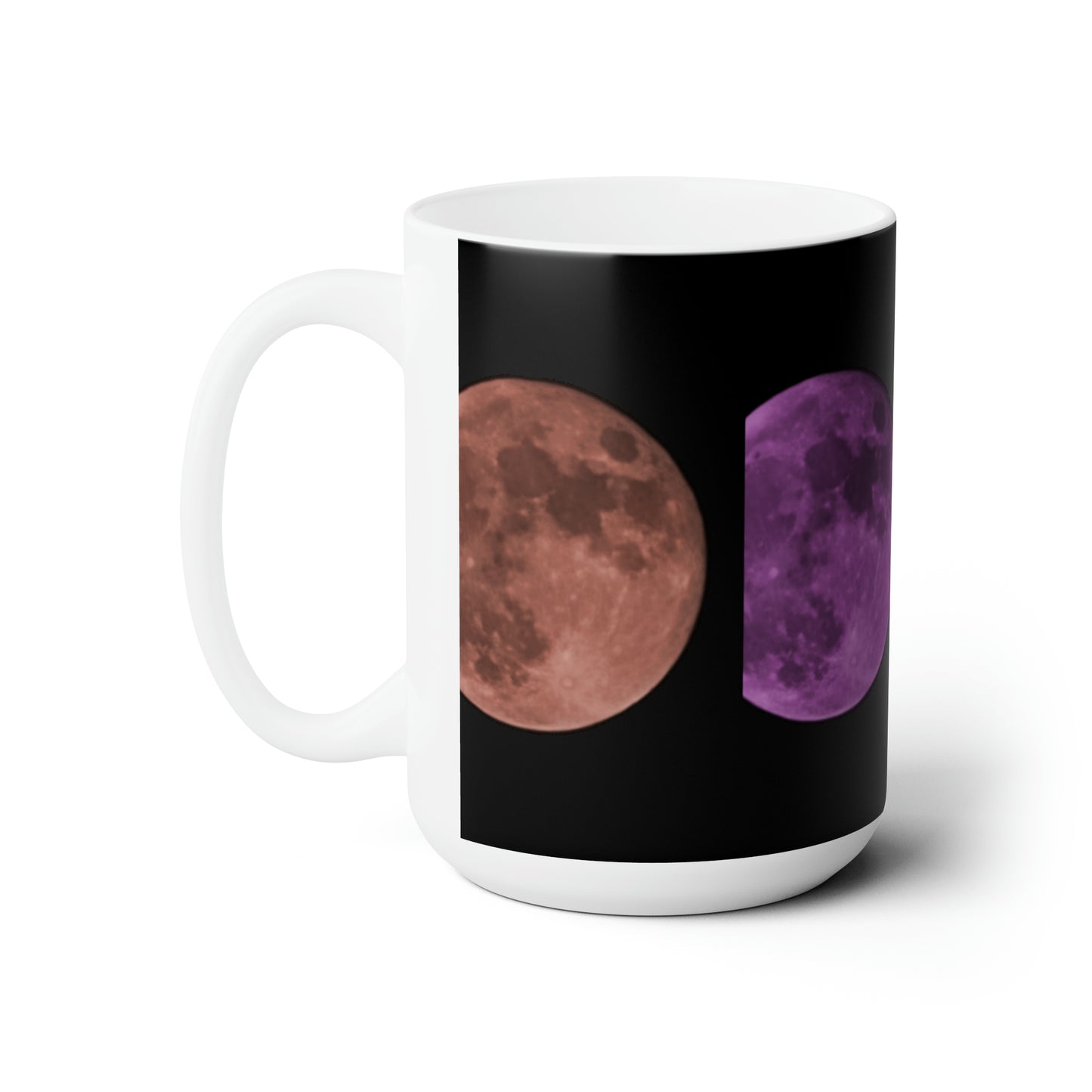 15oz Pop Art Style Moon Mug